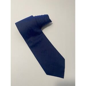 Romeo Gigli Mens Silk Tie Navy Blue Textured Micro Dot Pattern Made in Italy